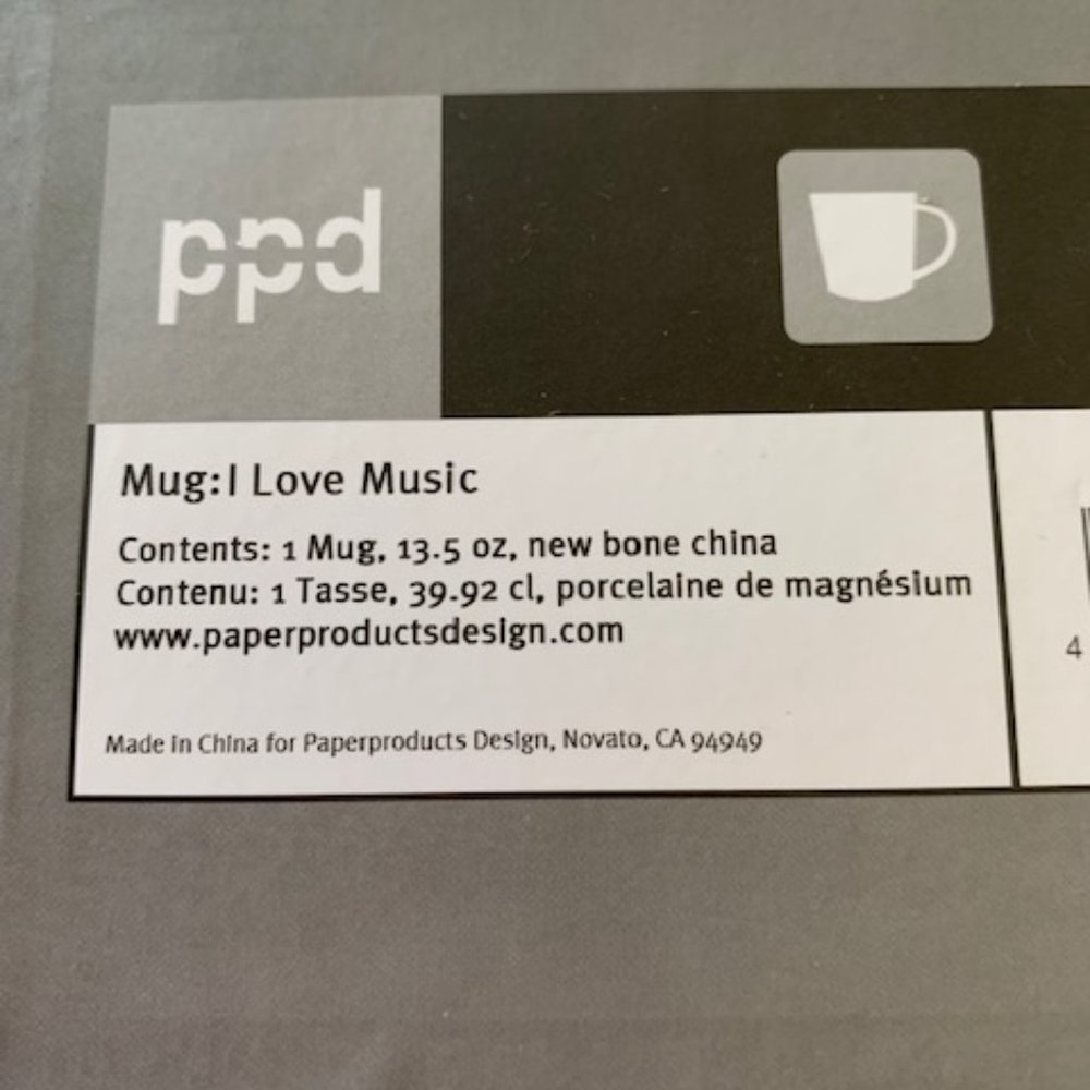 I love music mug - new in box - Picture 10 of 10